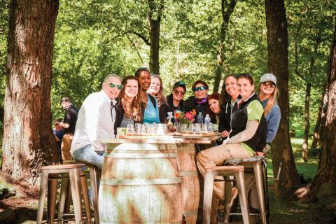 Group of people at Copper Fox Distillery