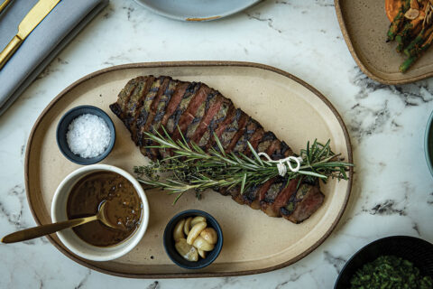 Sliced steak from Ellie Bird