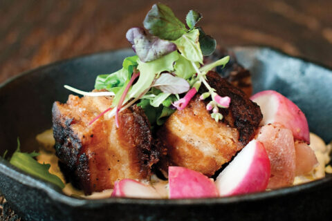 Pork belly from Zyndoa Restaurant