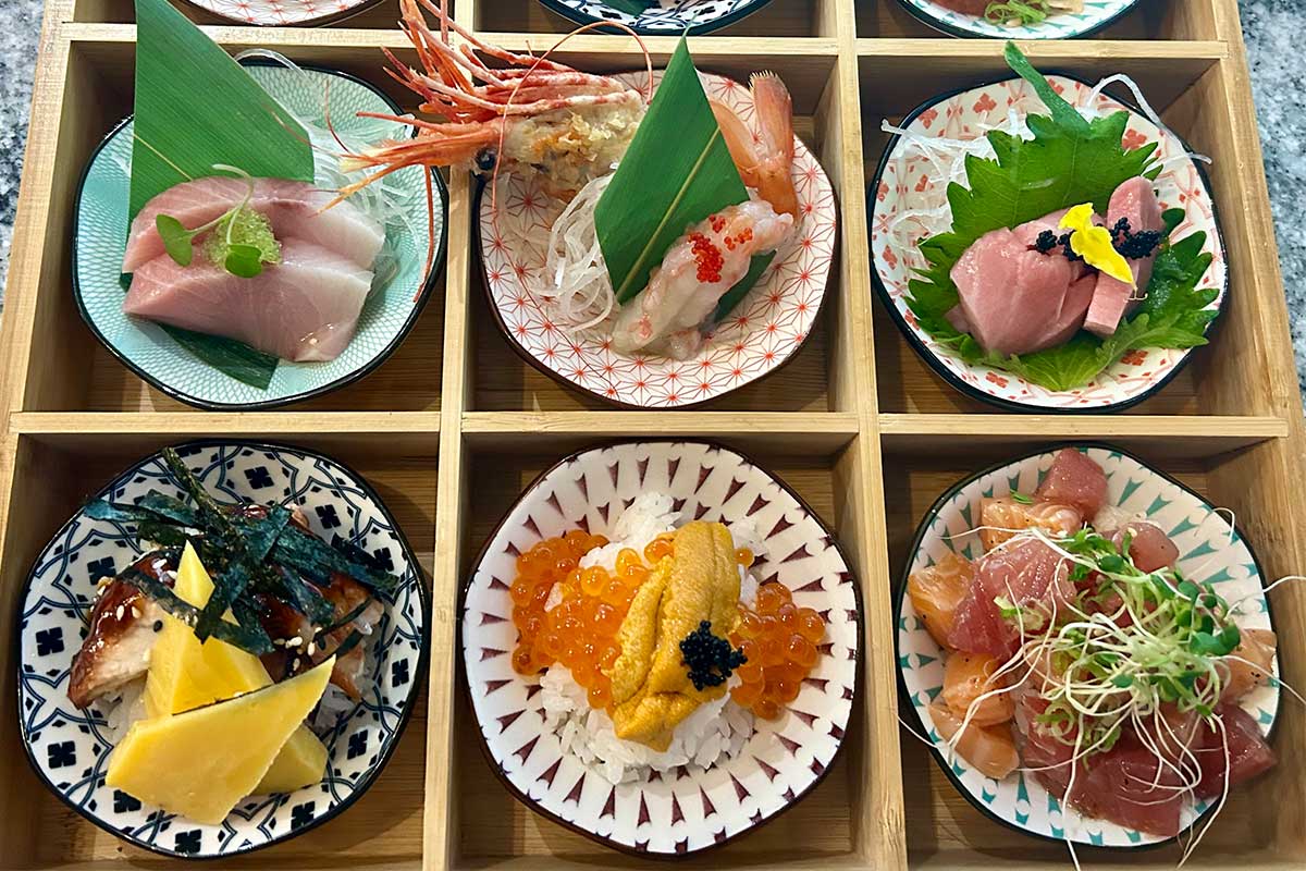 dishes at Fujisan Japanese Grill & Sushi Bar