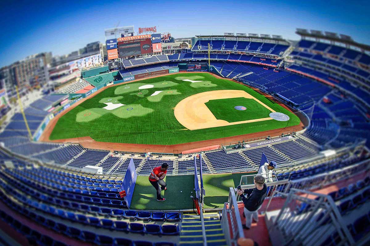 nats park with stadiumlinks golf course