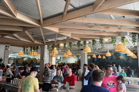 Interior of Commonwealth Brewing Co.