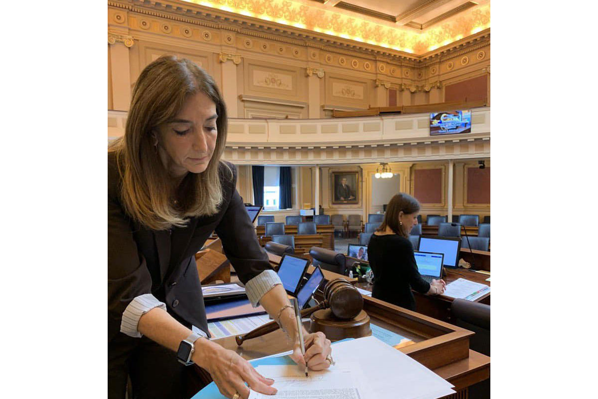 Eileen Filler-Corn at the Virginia General Assembly