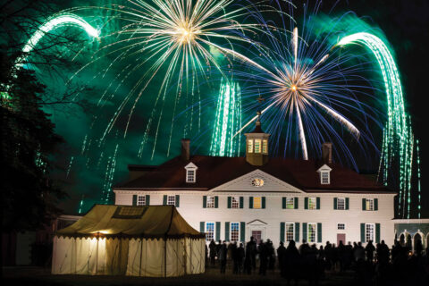 fireworks at mount vernon