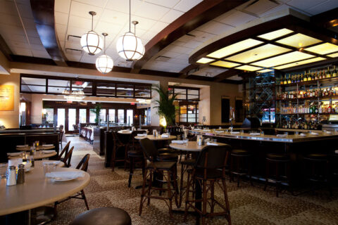 Interior of Mon Ami Gabi Reston