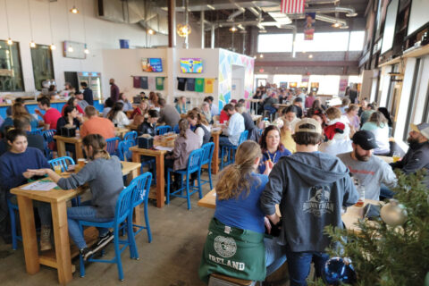Crowd at Mustang Sally Brewing Company