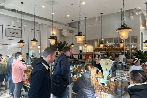 Interior of Tatte in Reston Town Center