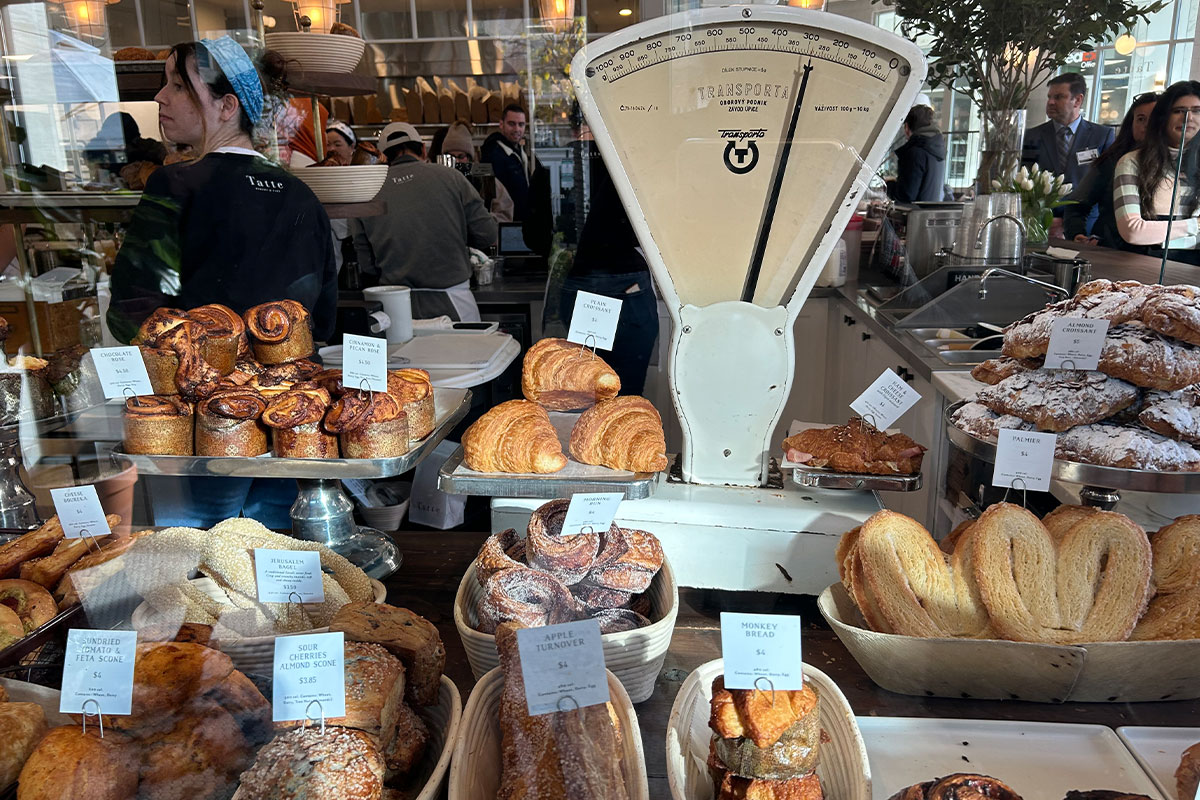 Pastries and bread at Tatte