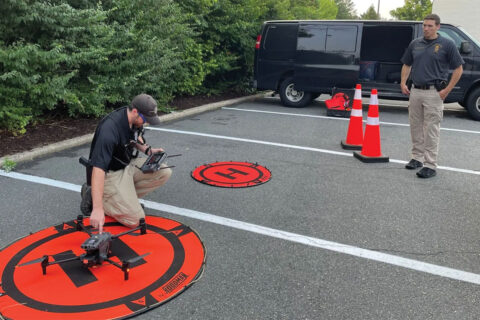 Police operating drones
