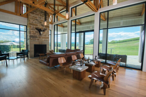 Interior of RdV Vineyards