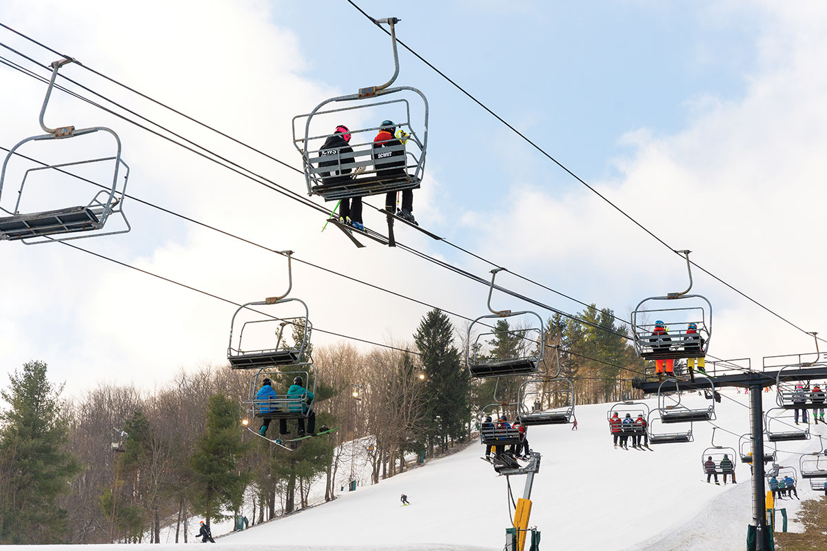 Ski lift at Wisp Resort