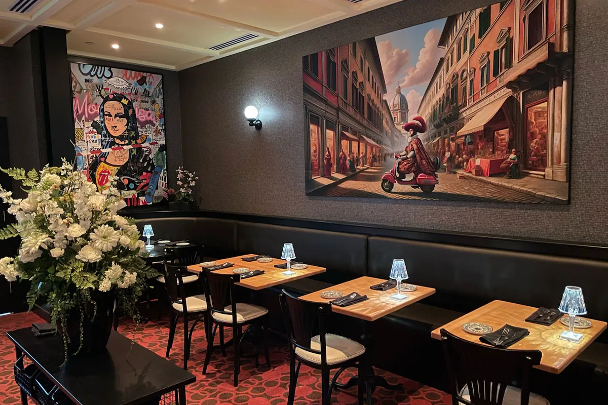 Interior of Corso Italian
