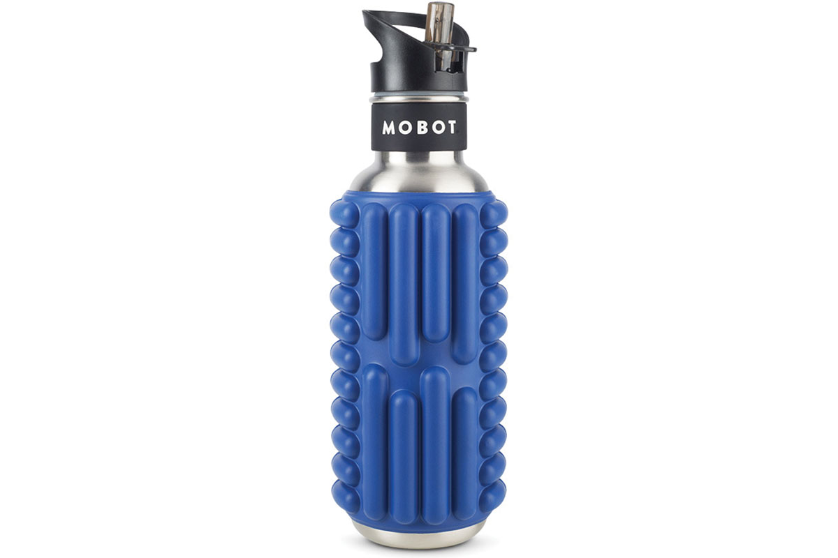 Mobot water bottle with foam roller