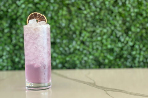 Purple mocktail