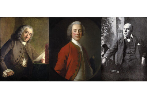 Portraits of three town namesakes