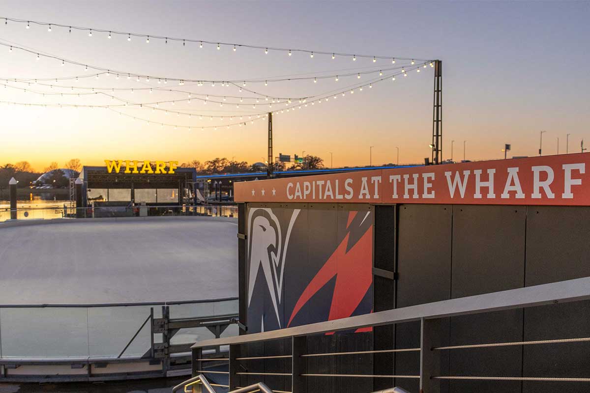 capitals ice rink The Wharf