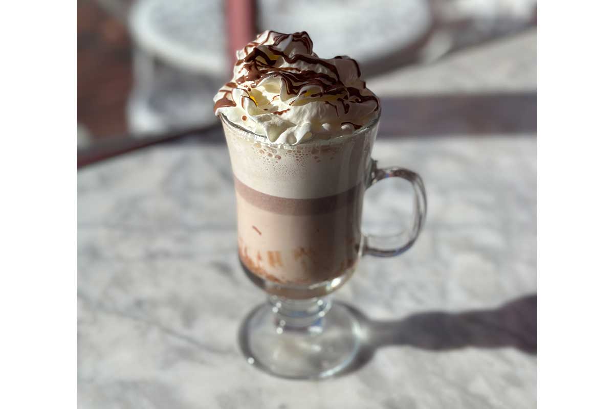 lily's chocoate & coffee hot chocolate
