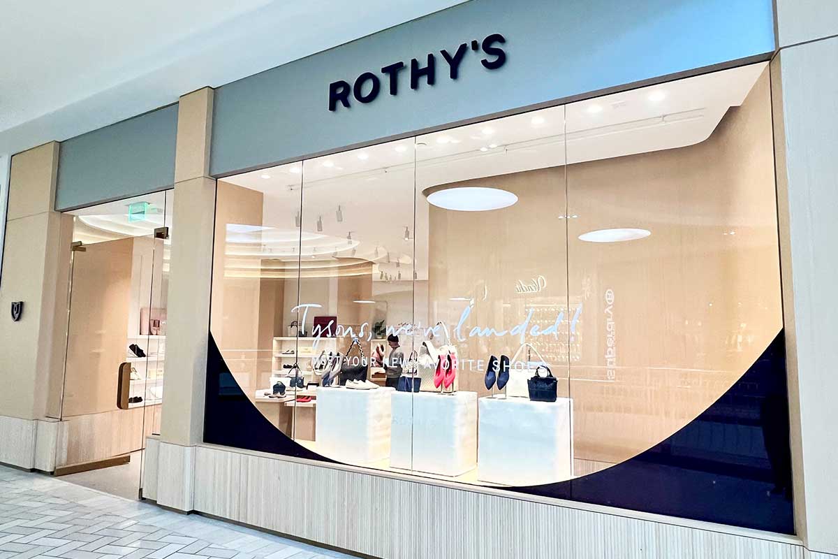 Rothy's exterior in Tysons Corner Center