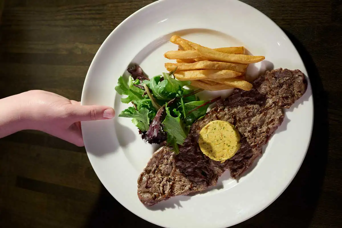 Steak at Le Bistro