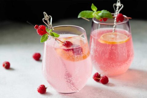 pink cocktails