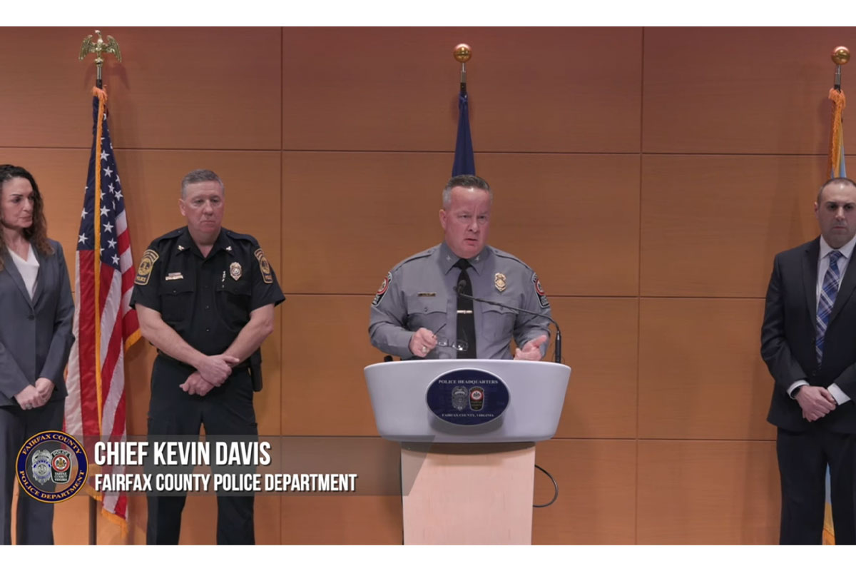 Fairfax County police at press conference