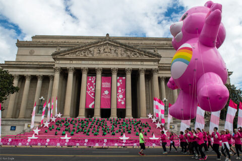 Cherry blossom festival parade in DC