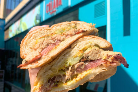 The Cubano sandwich at the Colada Shop