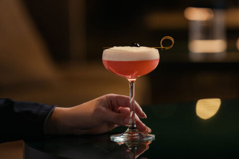 In Bloom cherry blossom cocktail