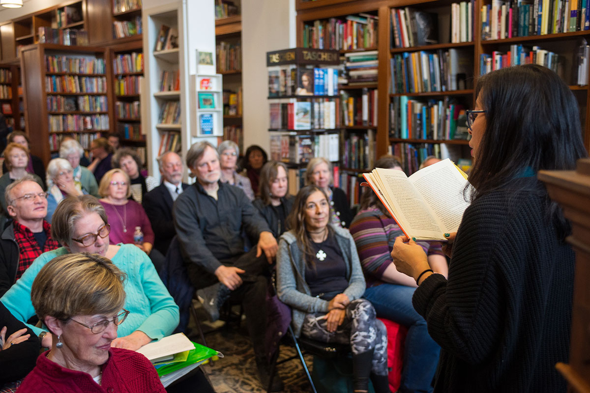 Lisa Ko reads at 2018 Virginia Festival of the Book