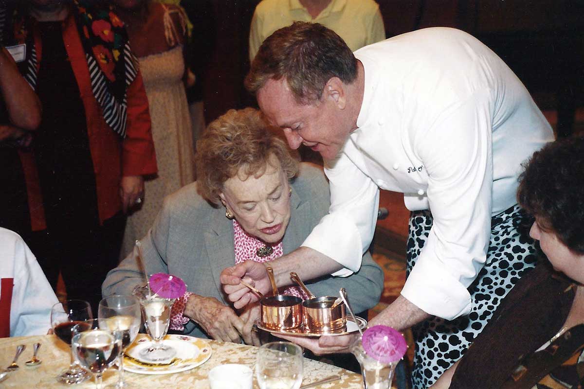julia child with patrick o'connell