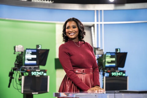 Morning news anchor Jummy Olabanji