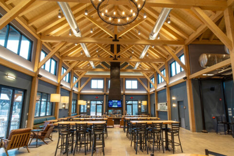 Interior of Lark Brewing Co.