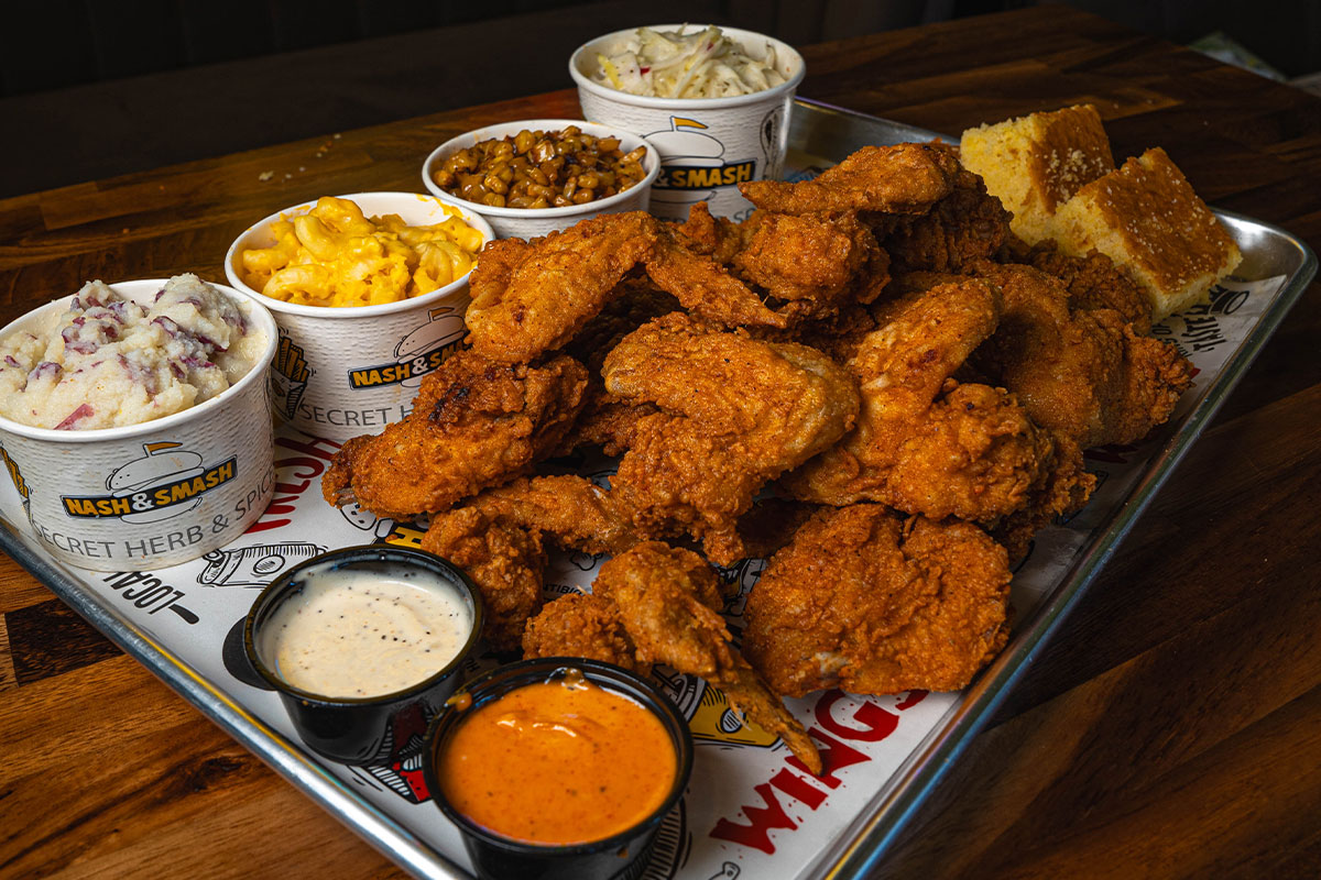 Fried chicken from Nash & Smash