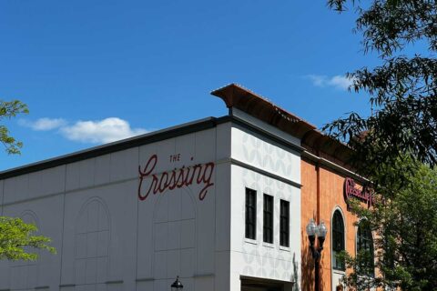 The crossing clardendon sign