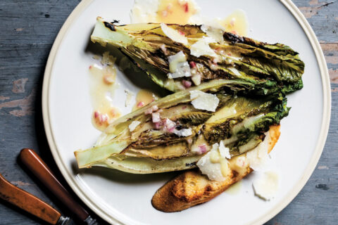 Grilled Caesar salad