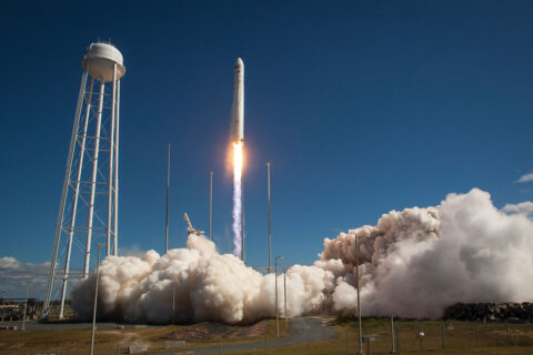 Rocket launch at Wallops
