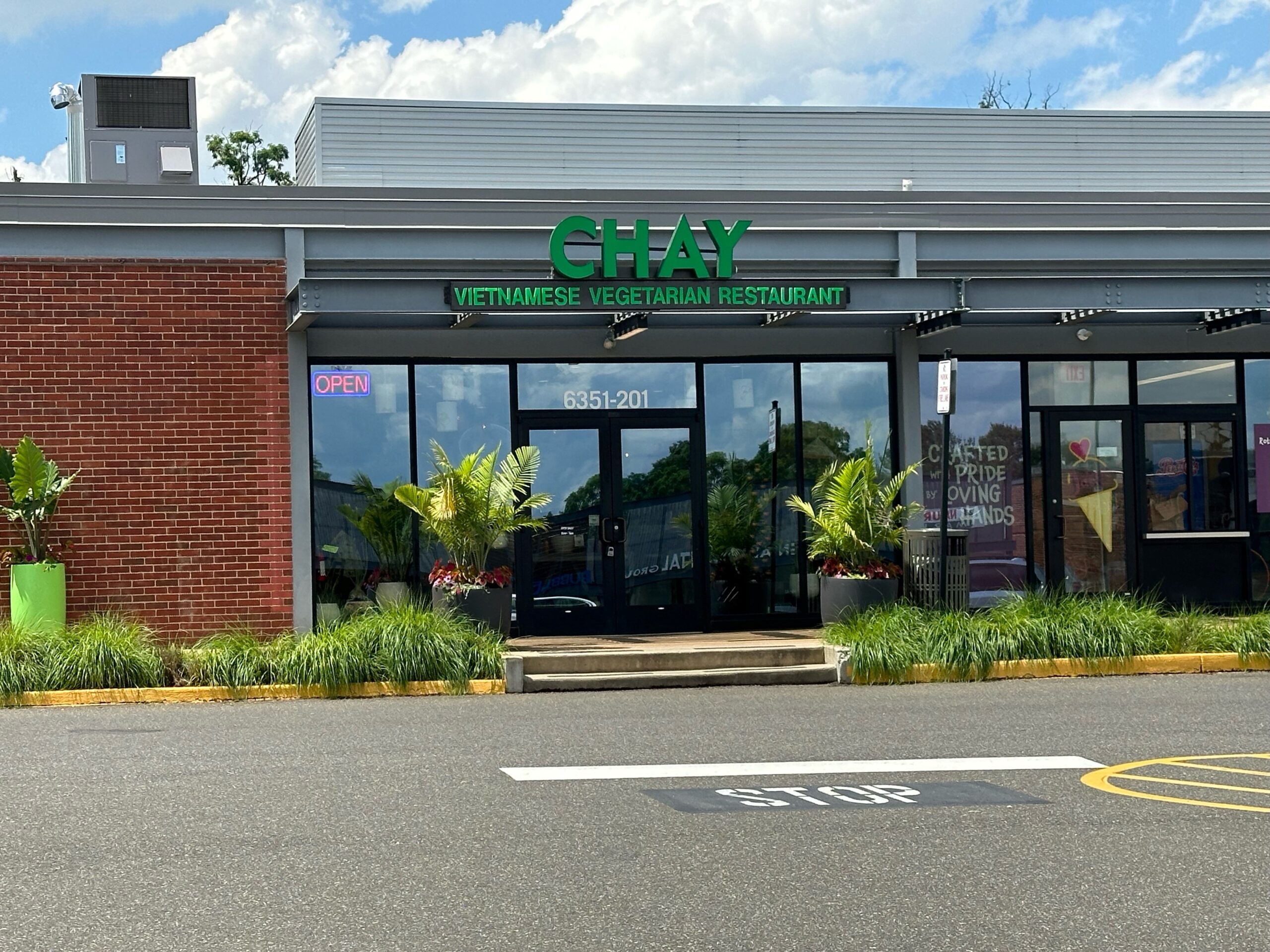 Chay serves vegetarian food