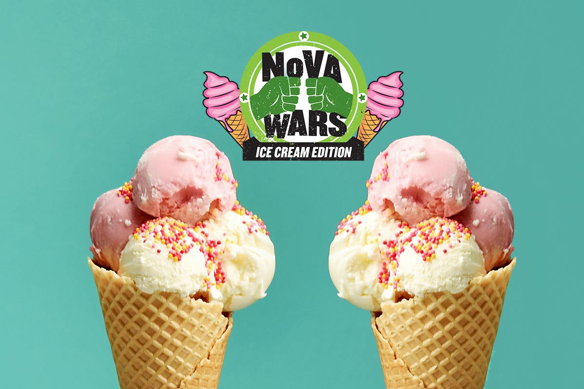 ice cream war graphic