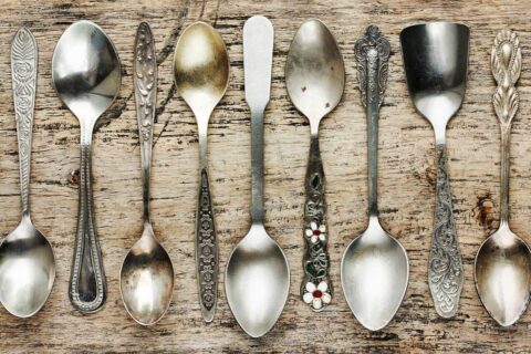 vintage tea spoons