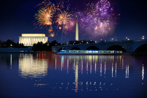 Fireworks over Potomac River