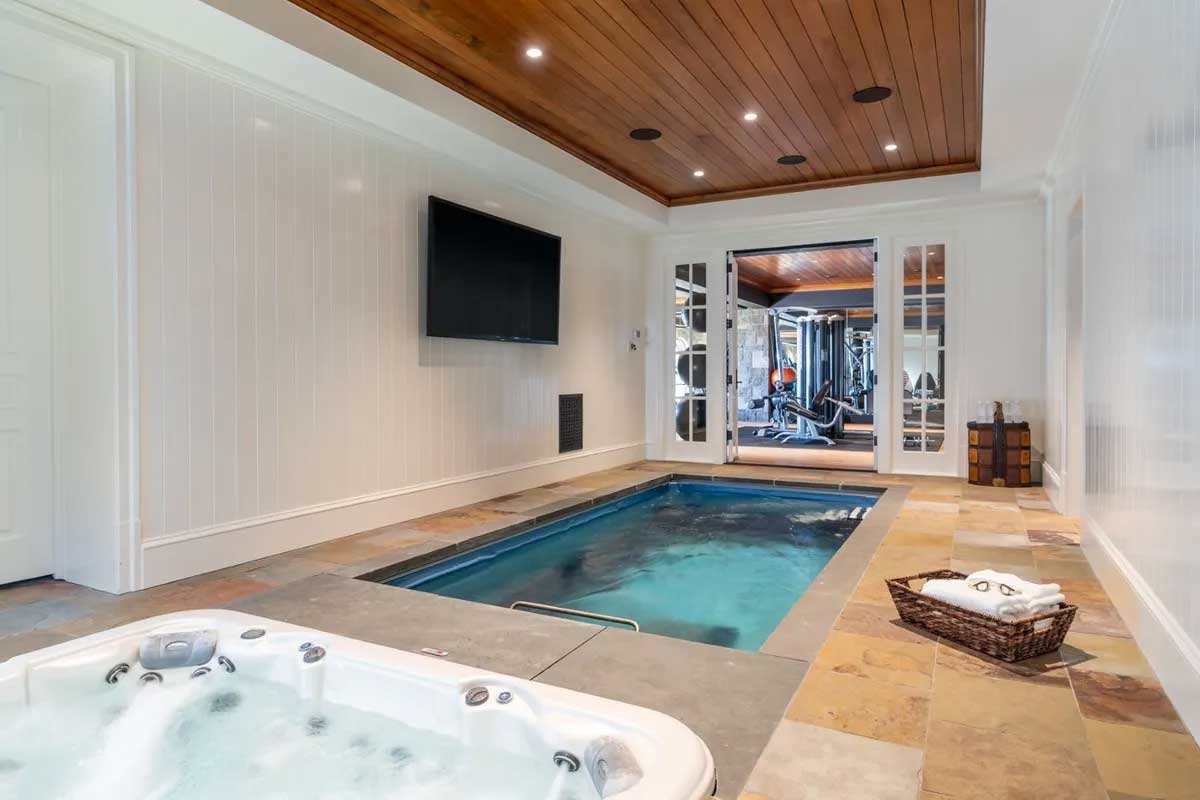 indoor pool and spa