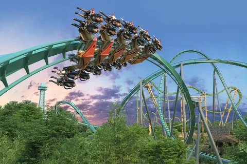 Rapterra roller coaster at Kings Dominion