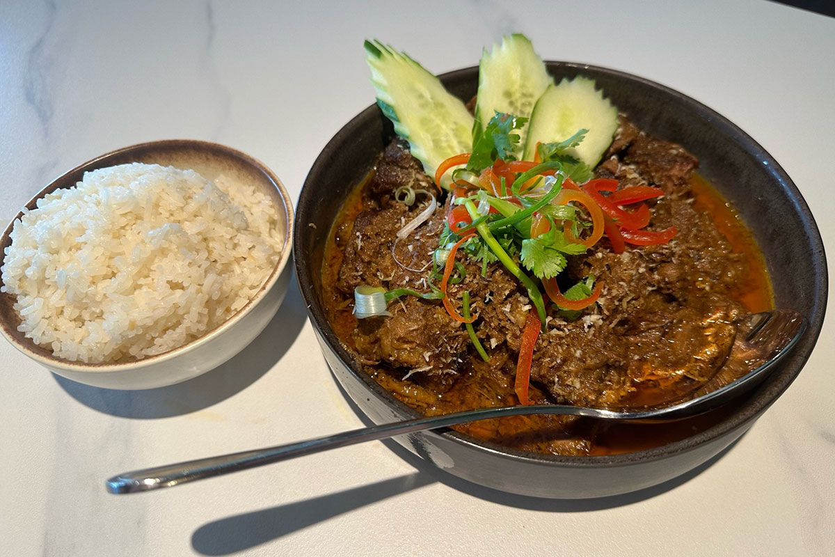 Beef stew at Southeast Impression