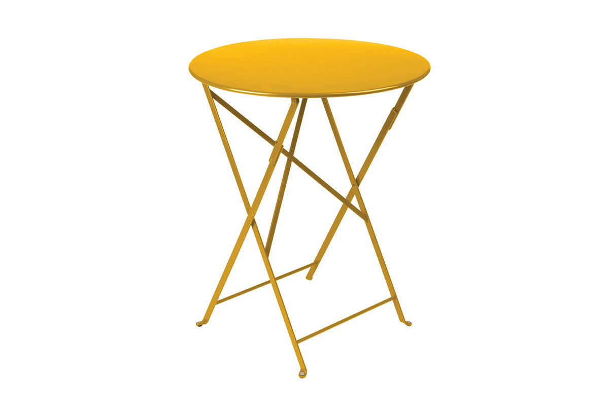 Metal bistro table