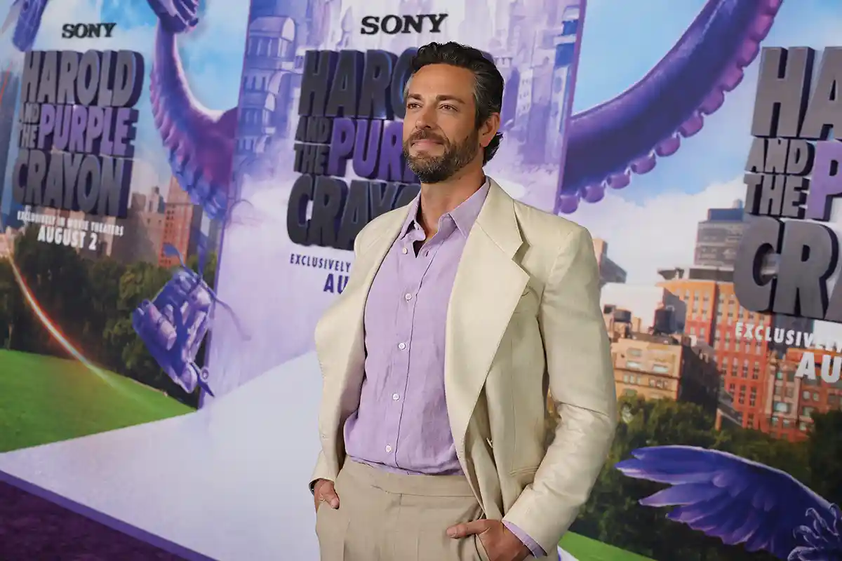 Zachary Levi stars in "Harold and the Purple Crayon." 