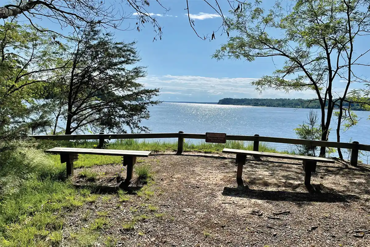 Boykins Landing is a great spot for reflection and offers a picture-perfect setting to take photos.