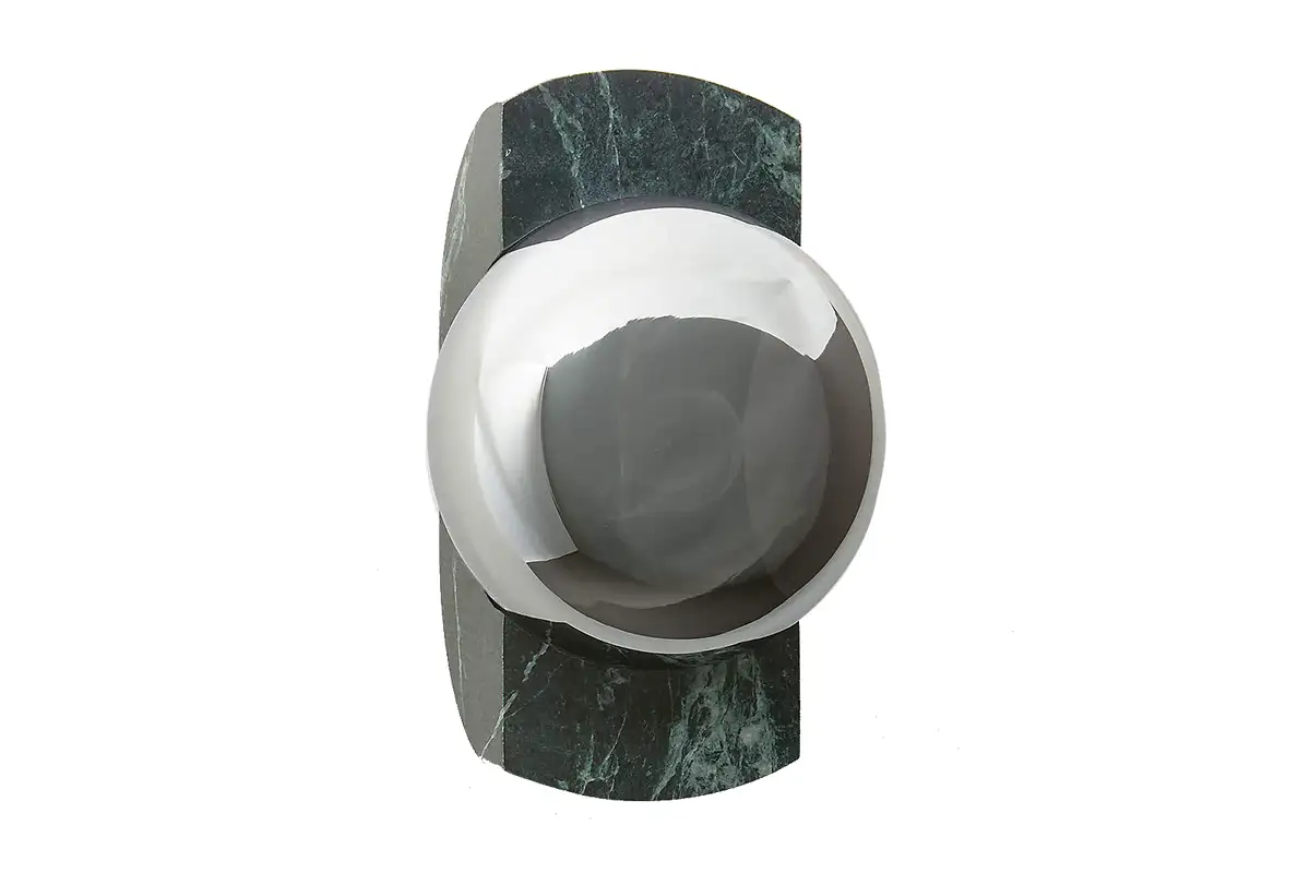 Marble wall sconce