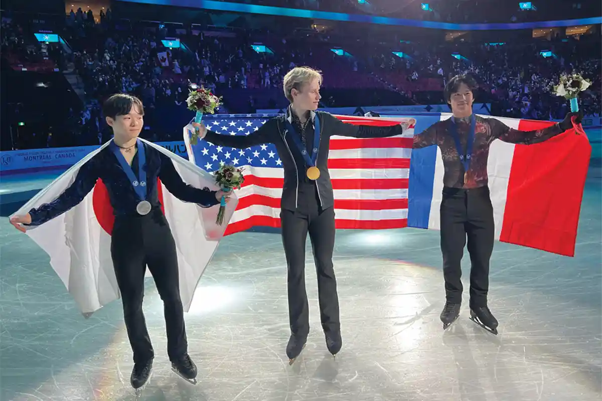 Ilia Malinin won gold at the World Figure Skating Championships 