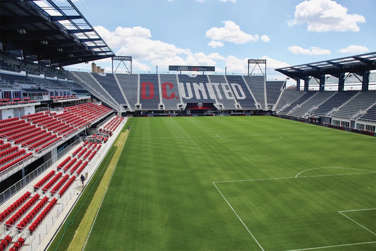 Audi Field, DC Power FC women's soccer team