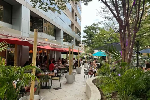 Patio at Layli